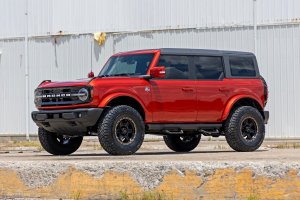 Ford Bronco Adjustable Aluminum Step - Rough Country - SRL2 - '21-'25